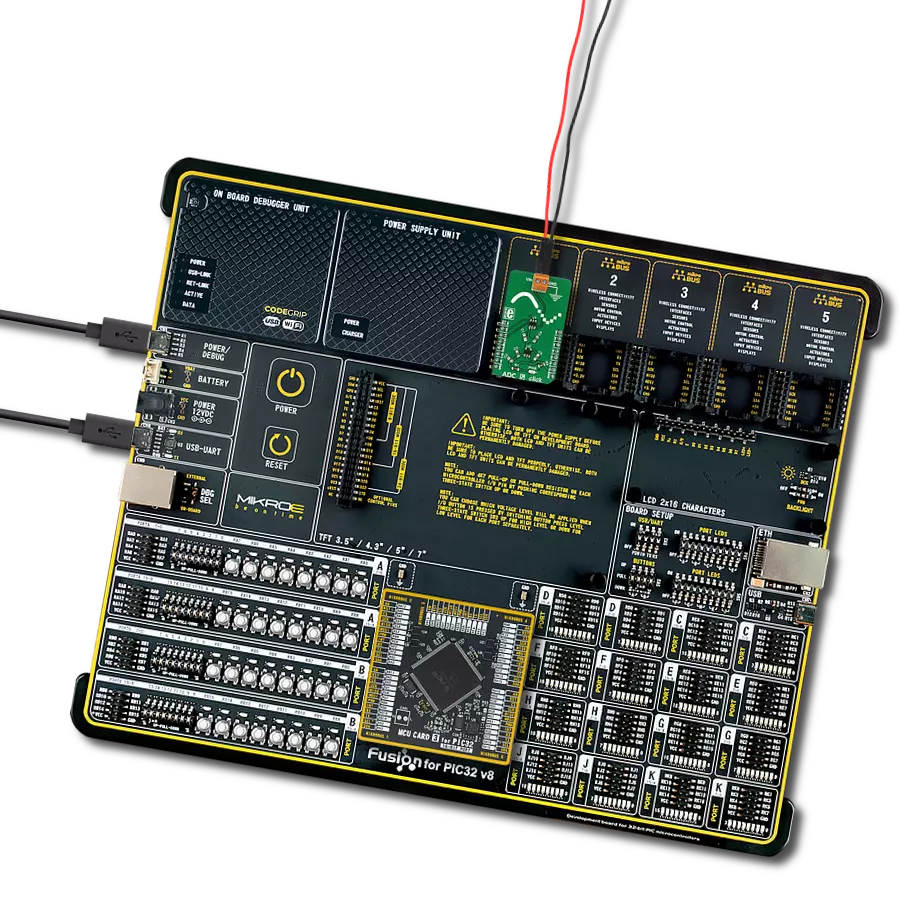 ADC 5 click with Fusion for PIC32 v8