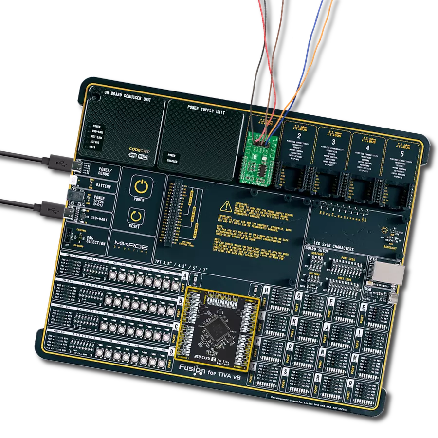I2C 1-Wire Click with Fusion for Tiva v8