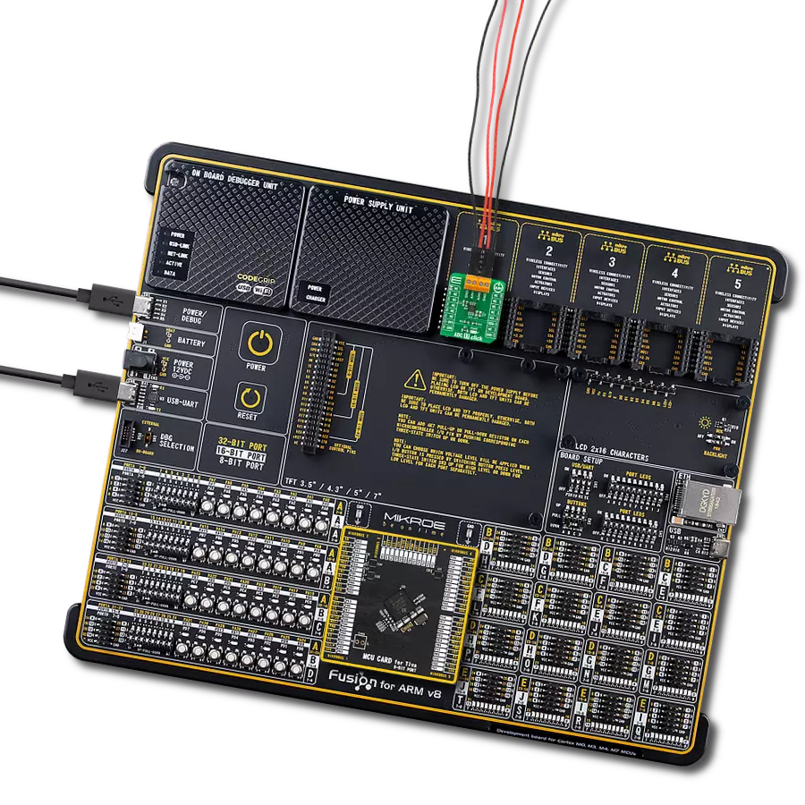 ADC 17 Click with Fusion for ARM v8