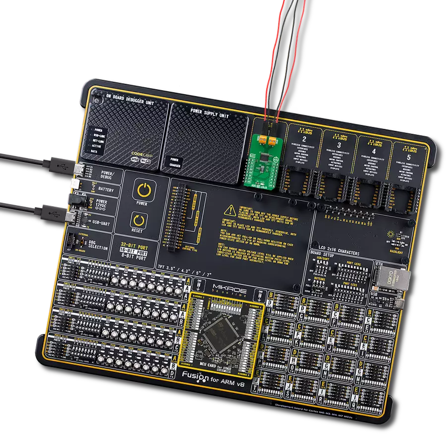 ADC 15 Click with Fusion for ARM v8