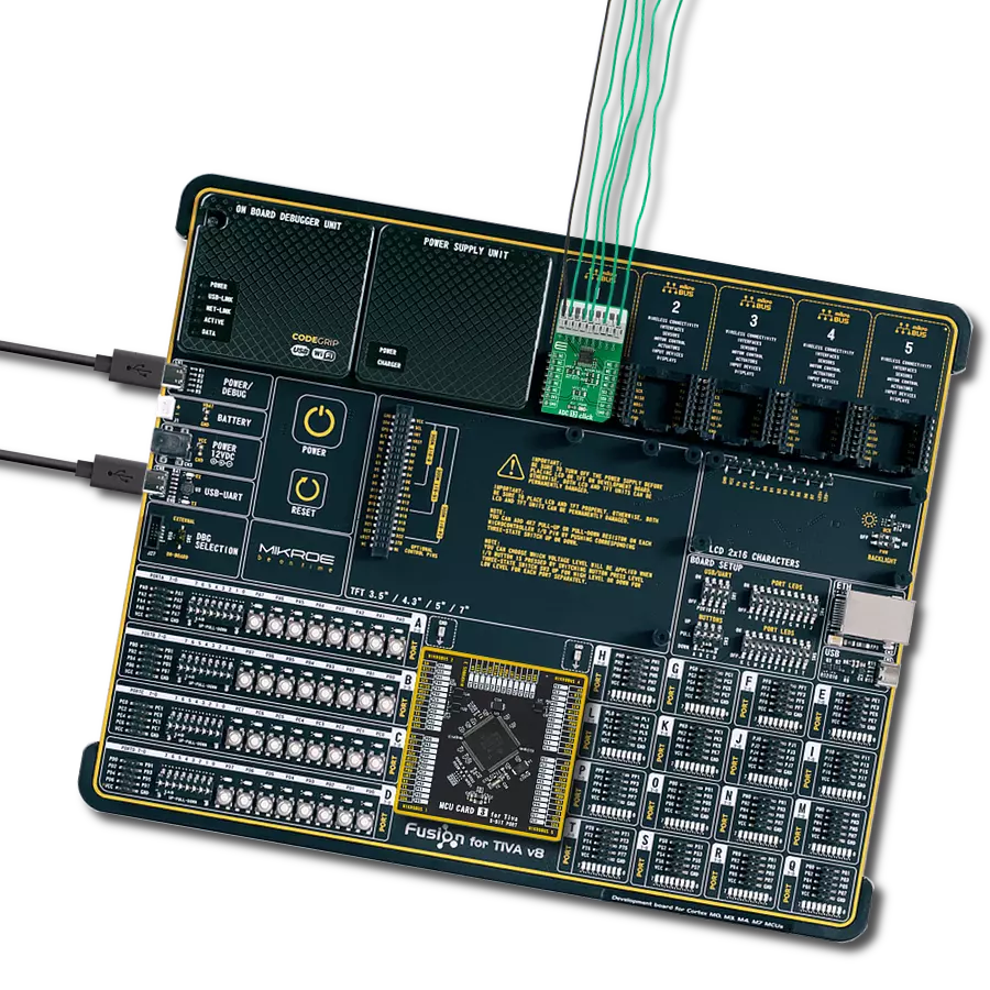 ADC 12 Click with Fusion for Tiva v8