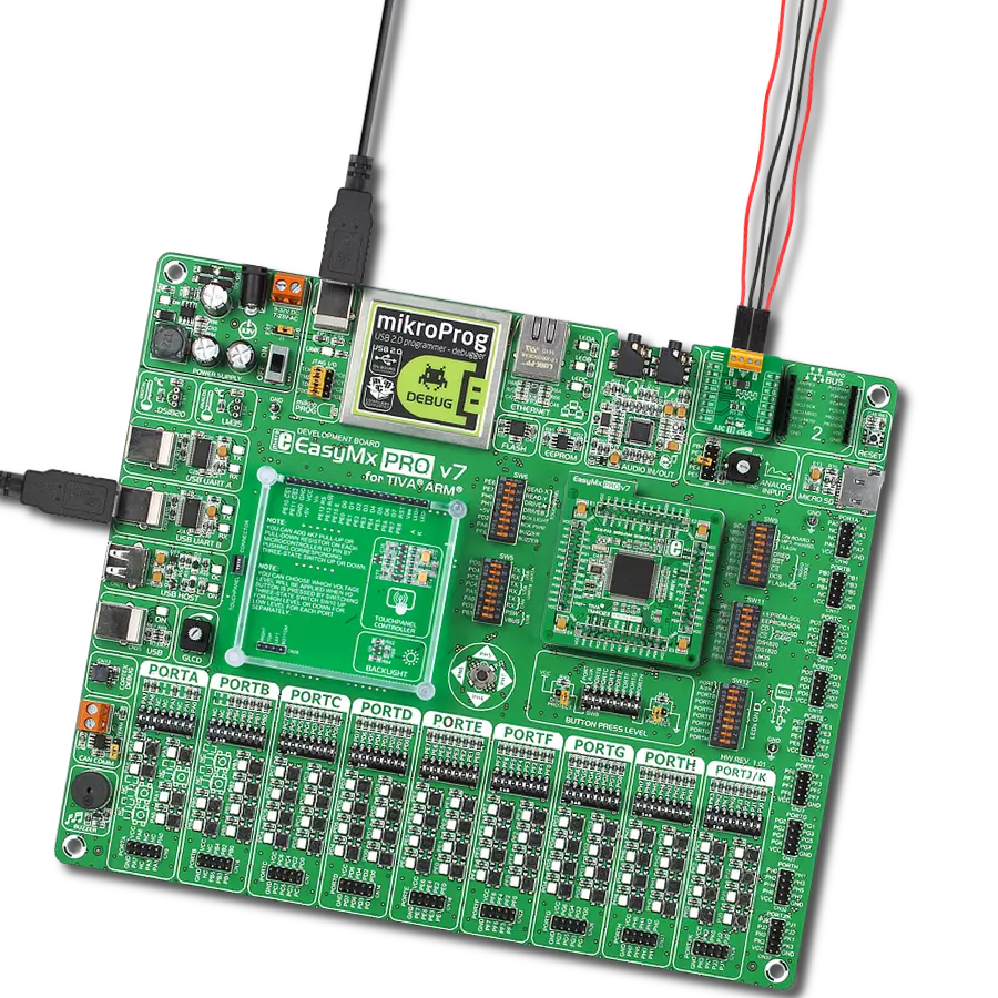 ADC 19 Click with EasyMx PRO v7 for Tiva