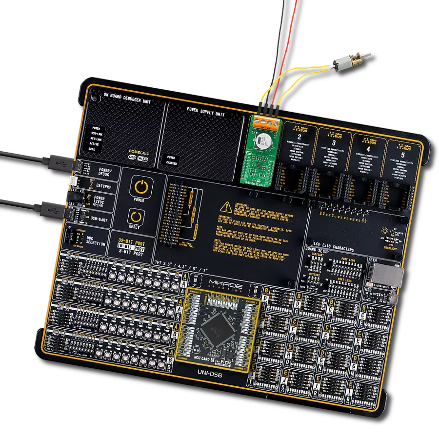 H-Bridge 6 Click with UNI-DS v8