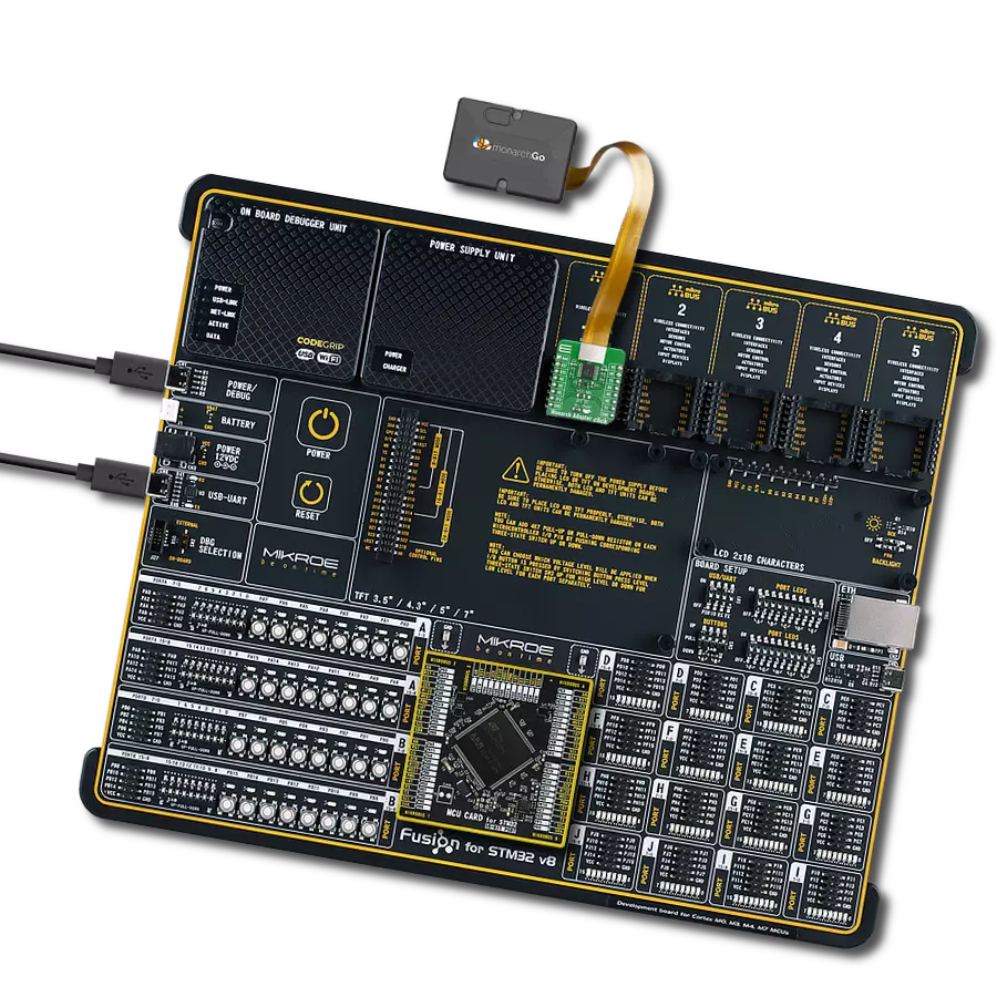 Monarch Adapter Click with Fusion for STM32 v8