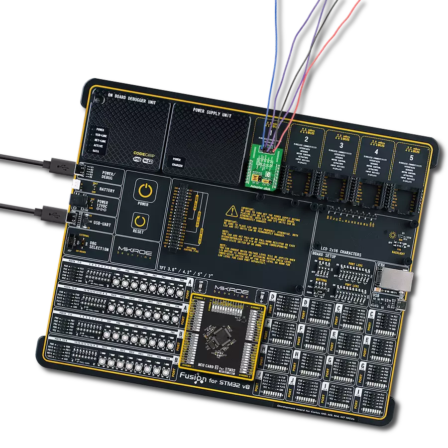 Adapter Click with Fusion for STM32 v8
