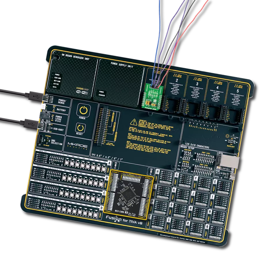Adapter Click with Fusion for Tiva v8