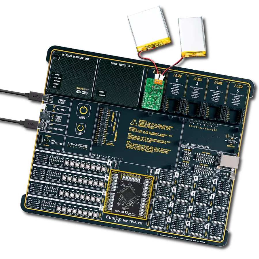 BATT-MON 4 Click with Fusion for Tiva v8