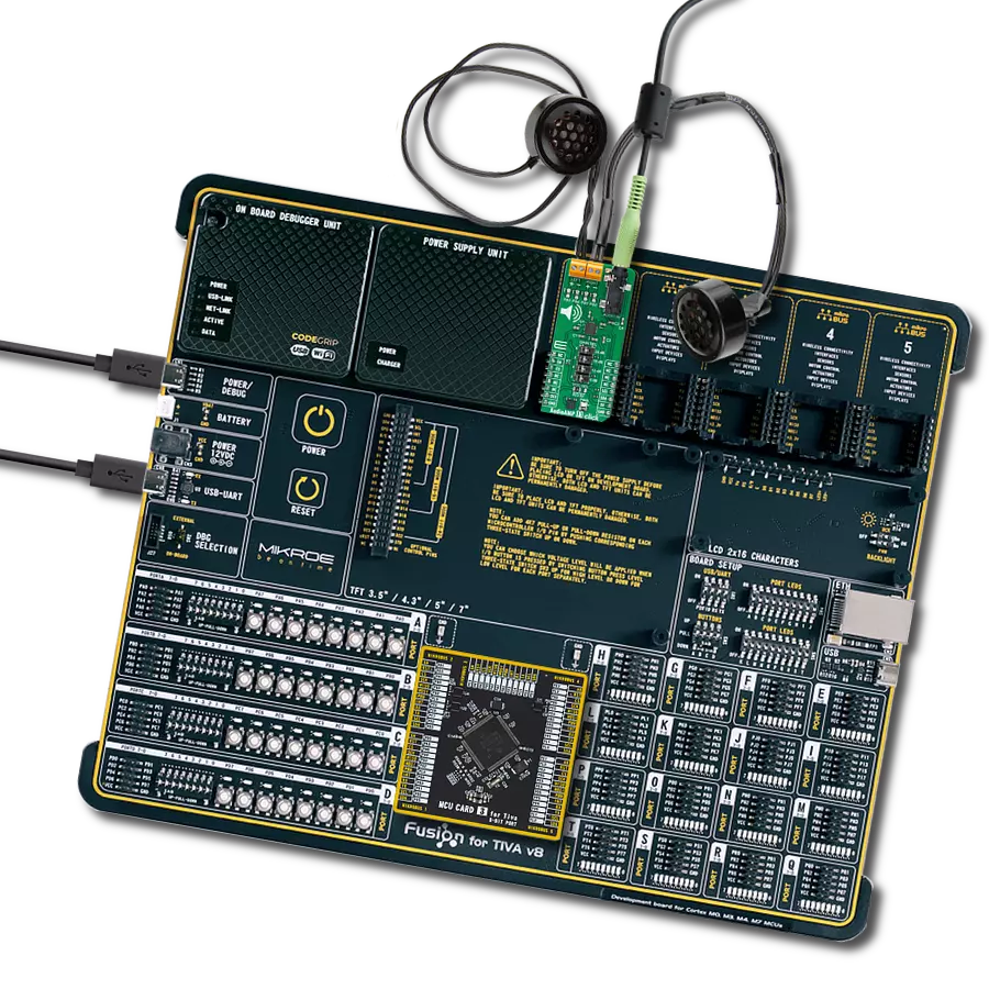 AudioAMP 11 Click with Fusion for Tiva v8