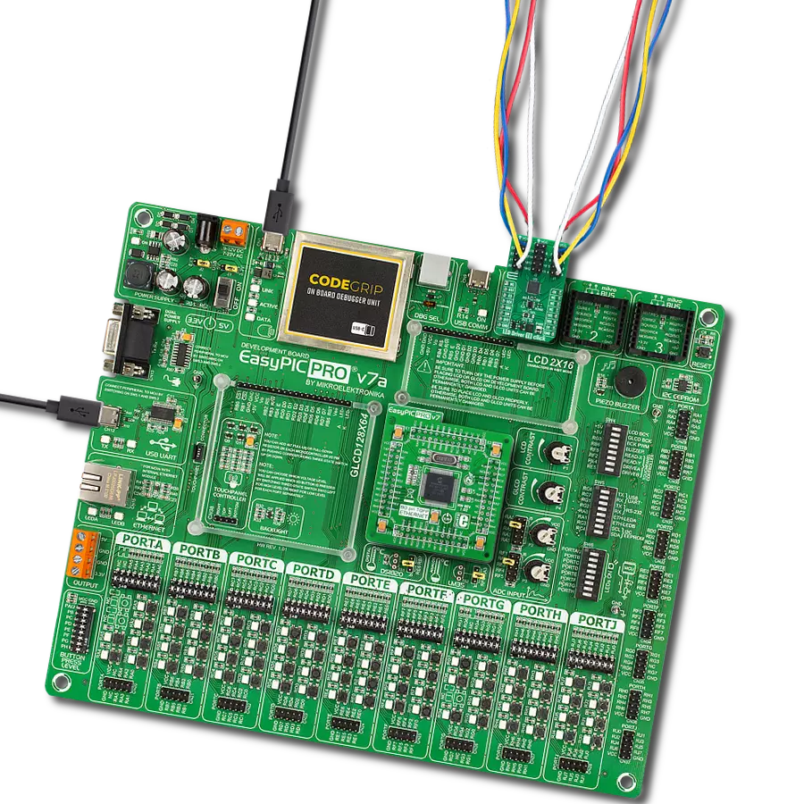 LED Driver 18 Click with EasyPIC PRO v7a
