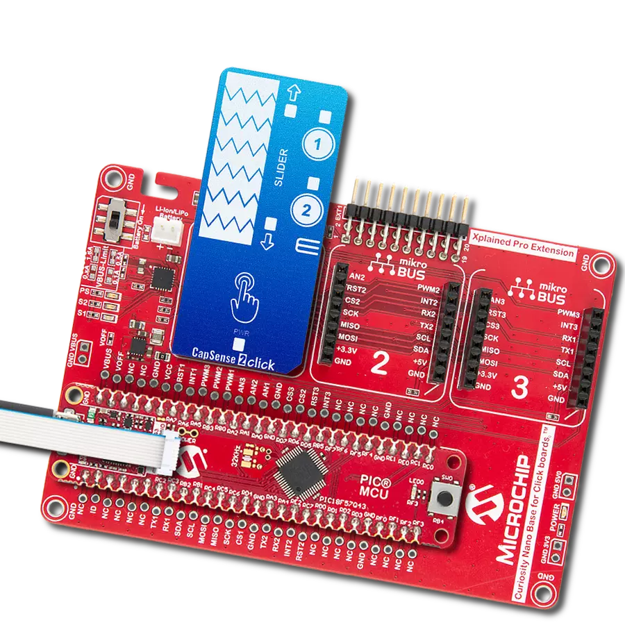 Experience the power of touch with CAP1114 and PIC18F57Q43