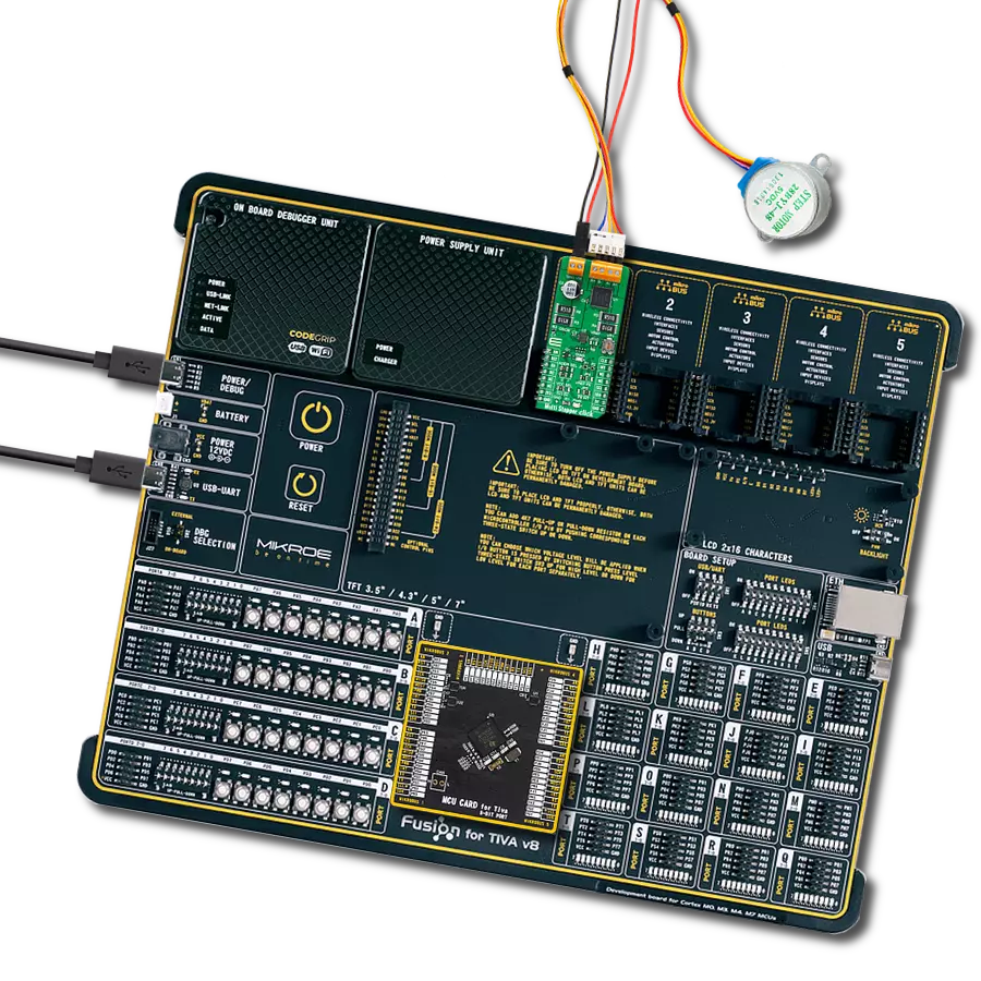 Multi Stepper Click - TB67S261 with Fusion for Tiva v8