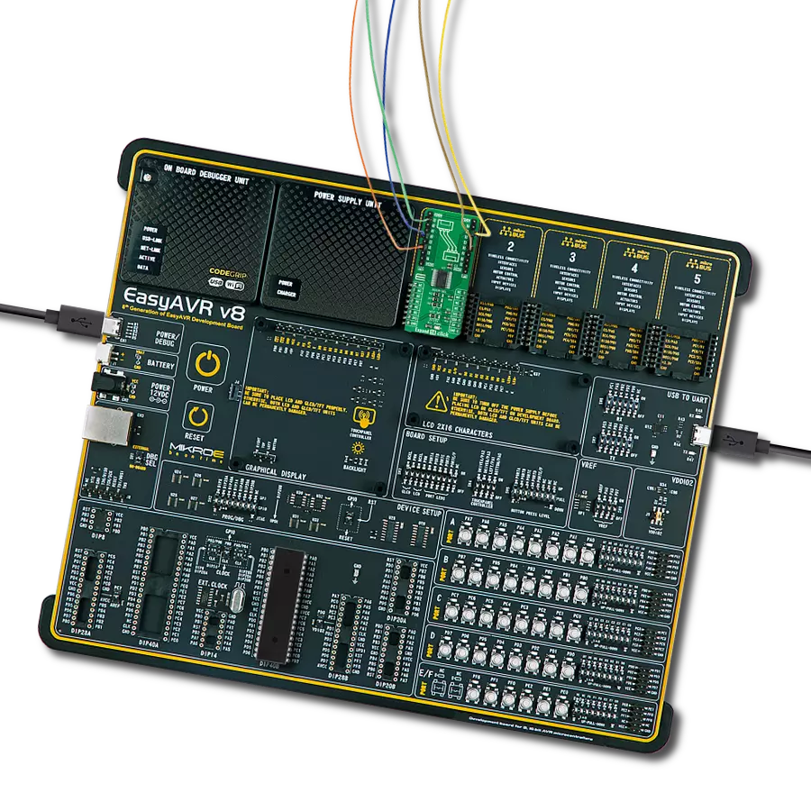 Expand 14 Click with EasyAVR v8