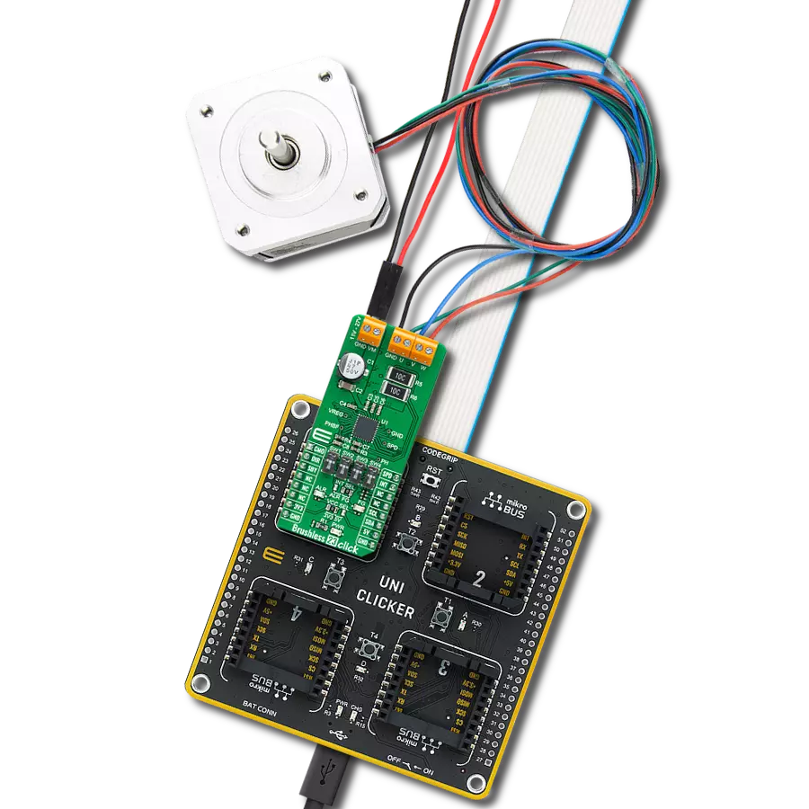 Brushless 23 Click with UNI Clicker