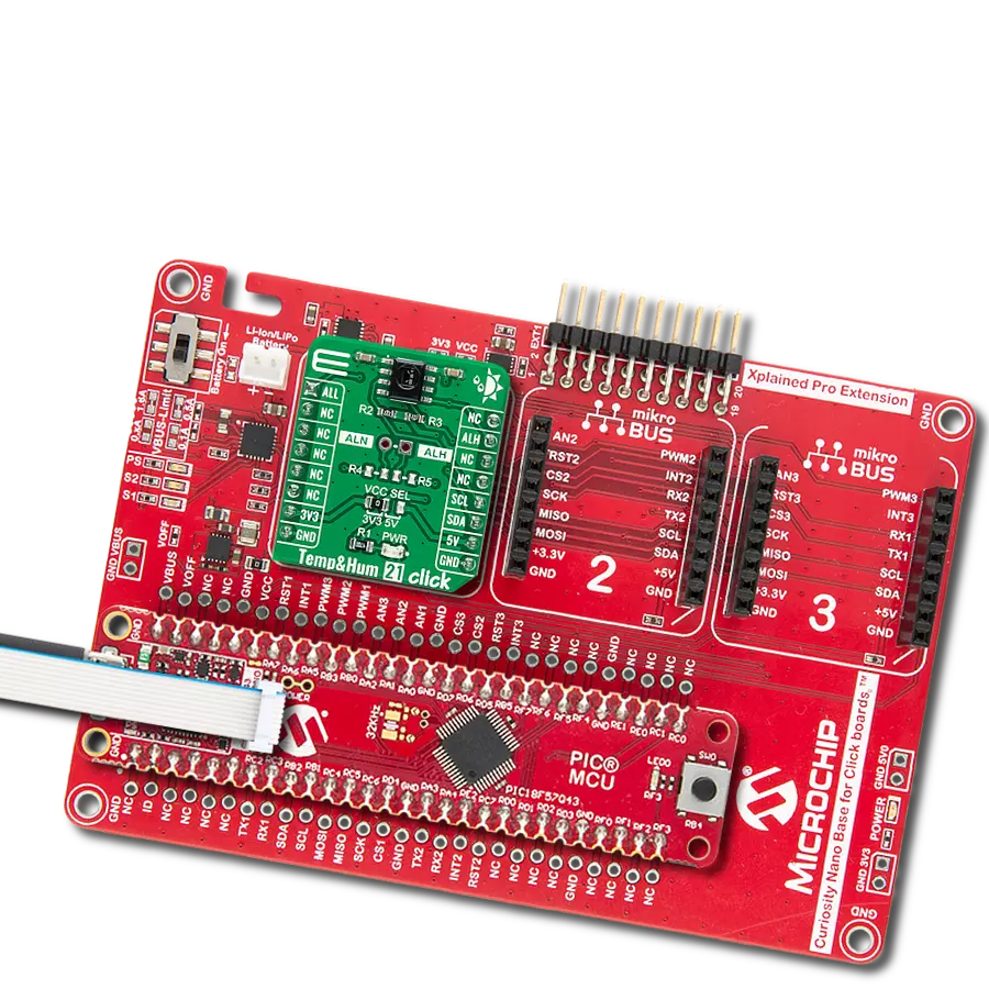 使用HIH8130-021-001和PIC18F57Q43制作您的个人气象监测器