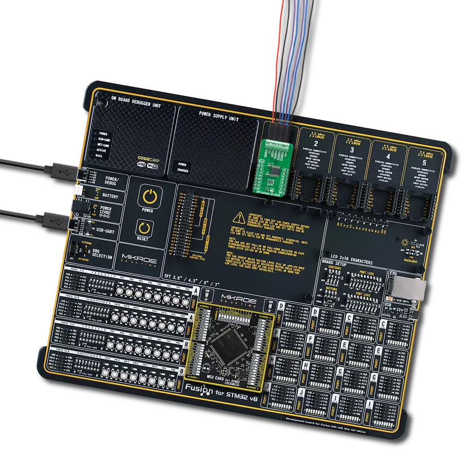 SPI Isolator 6 Click with Fusion for STM32 v8