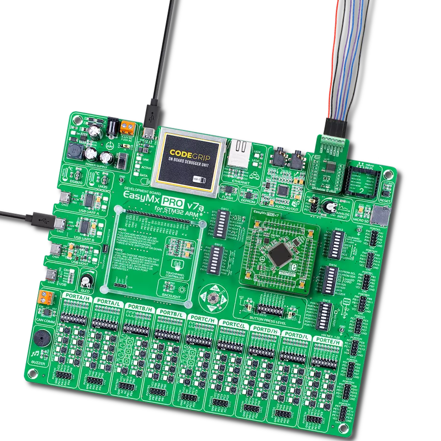 SPI Isolator 6 Click with EasyMx PRO v7a for STM32
