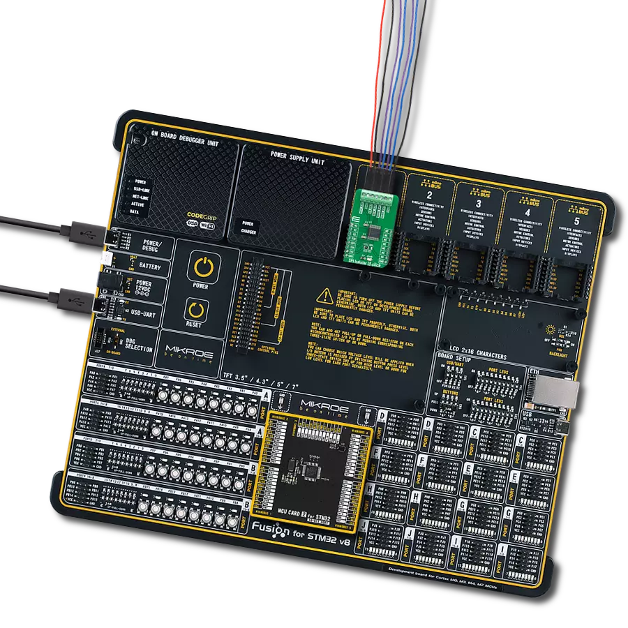 SPI Isolator 6 Click with Fusion for STM32 v8