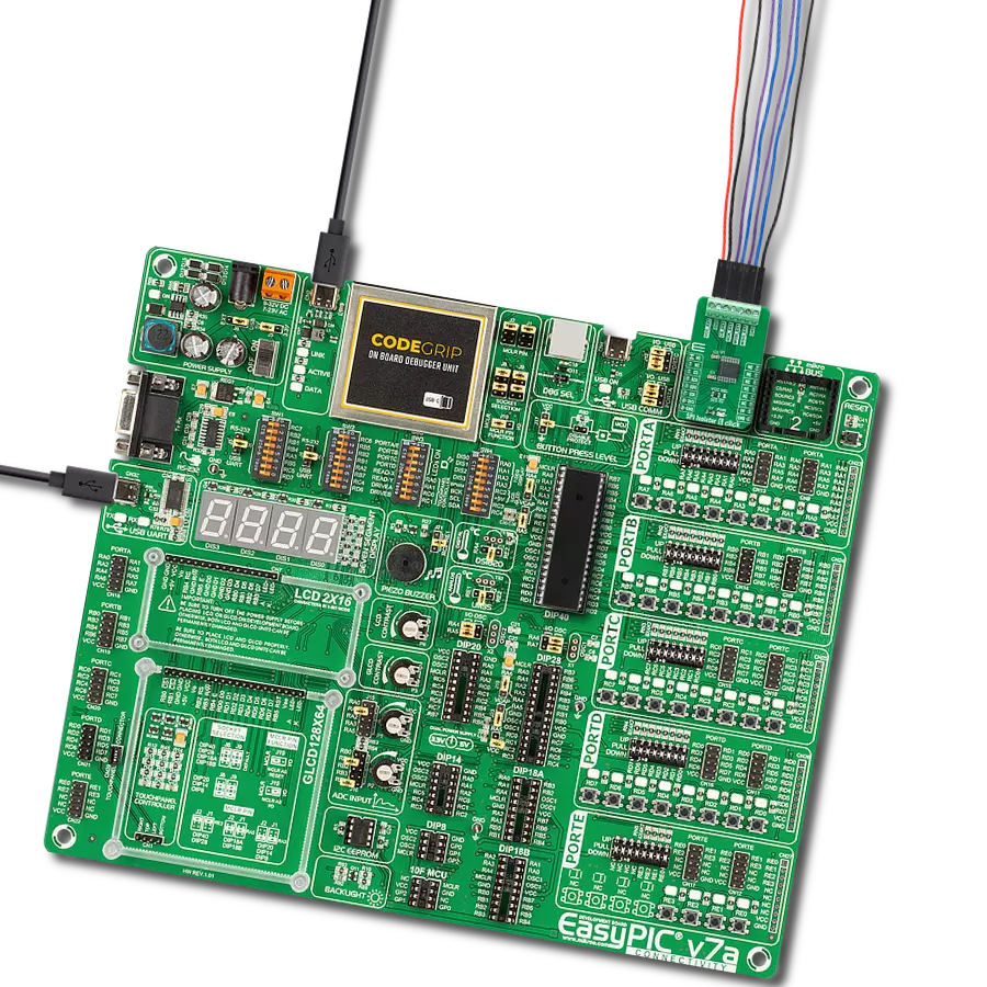 SPI Isolator 6 Click with EasyPIC v7a