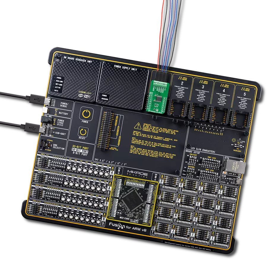 SPI Isolator 6 Click with Fusion for ARM v8