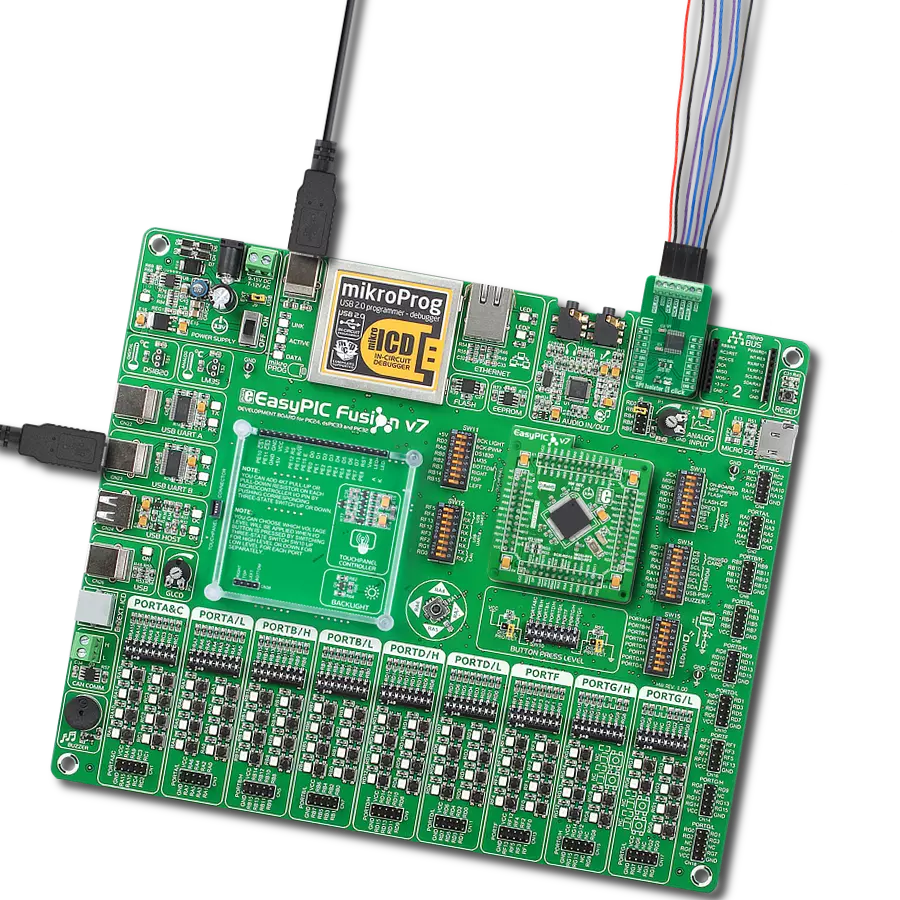 SPI Isolator 6 Click with EasyPIC Fusion v7
