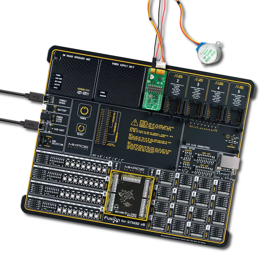 Stepper 12 Click with Fusion for STM32 v8