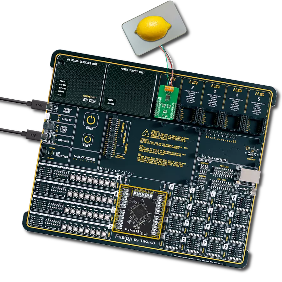 Load Cell 7 Click with Fusion for Tiva v8