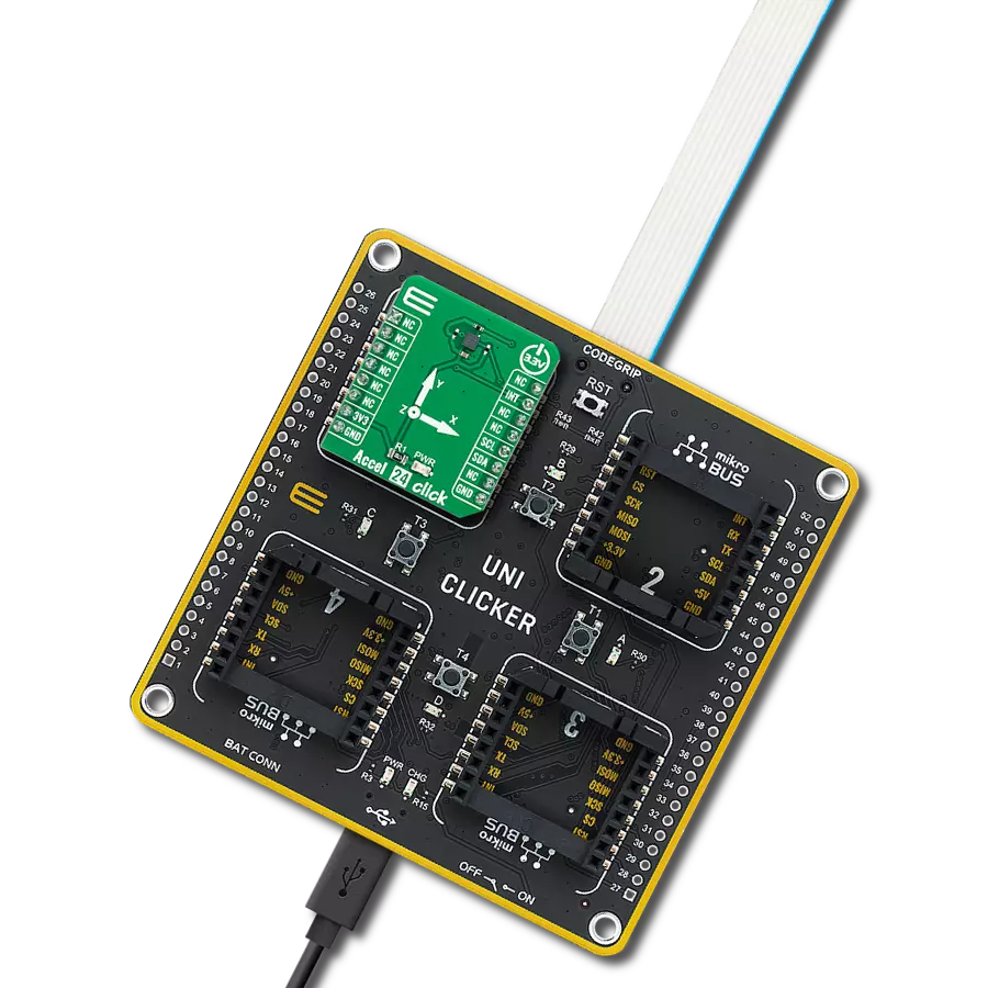 Accel 24 Click with UNI Clicker