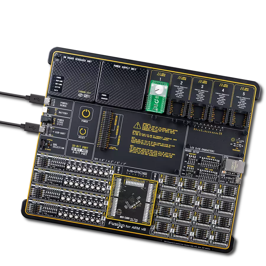 Magnetic Rotary 4 Click with Fusion for ARM v8