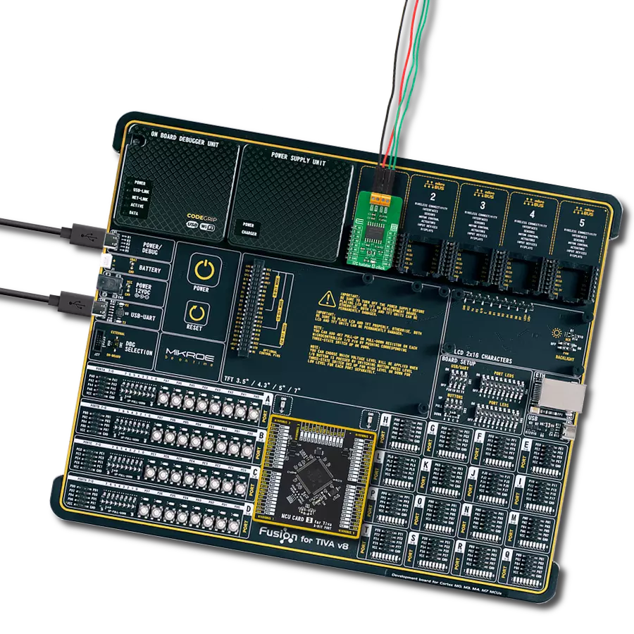 I2C Isolator 4 Click with Fusion for Tiva v8