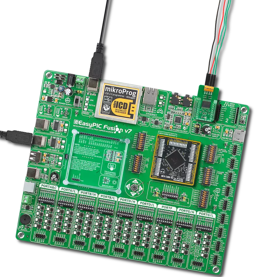 I2C Isolator 4 Click with EasyPIC Fusion v7