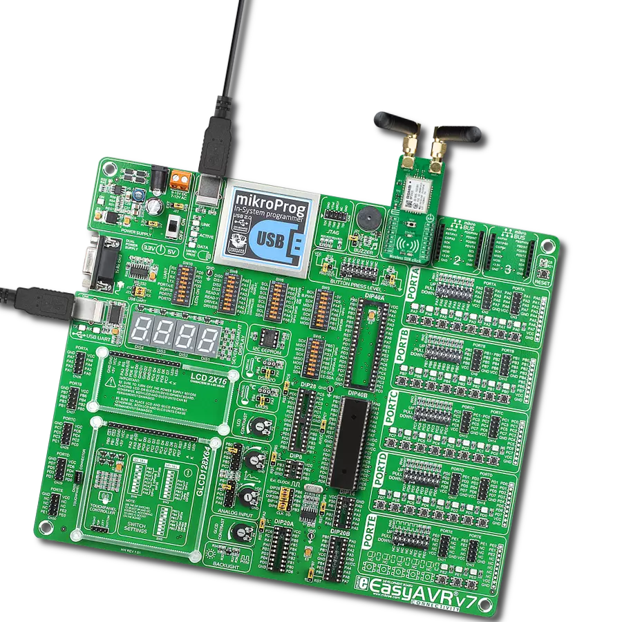 Wireless SUN Click with EasyAVR v7