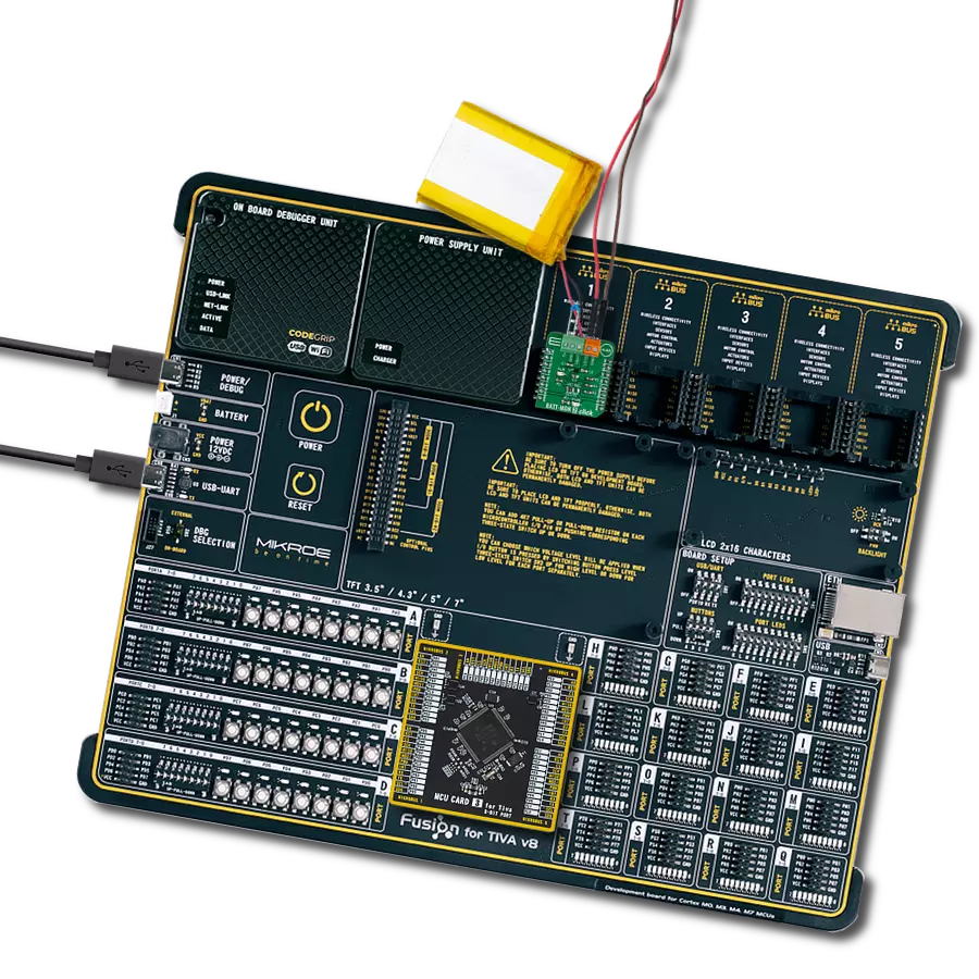 BATT-MON 2 Click with Fusion for Tiva v8