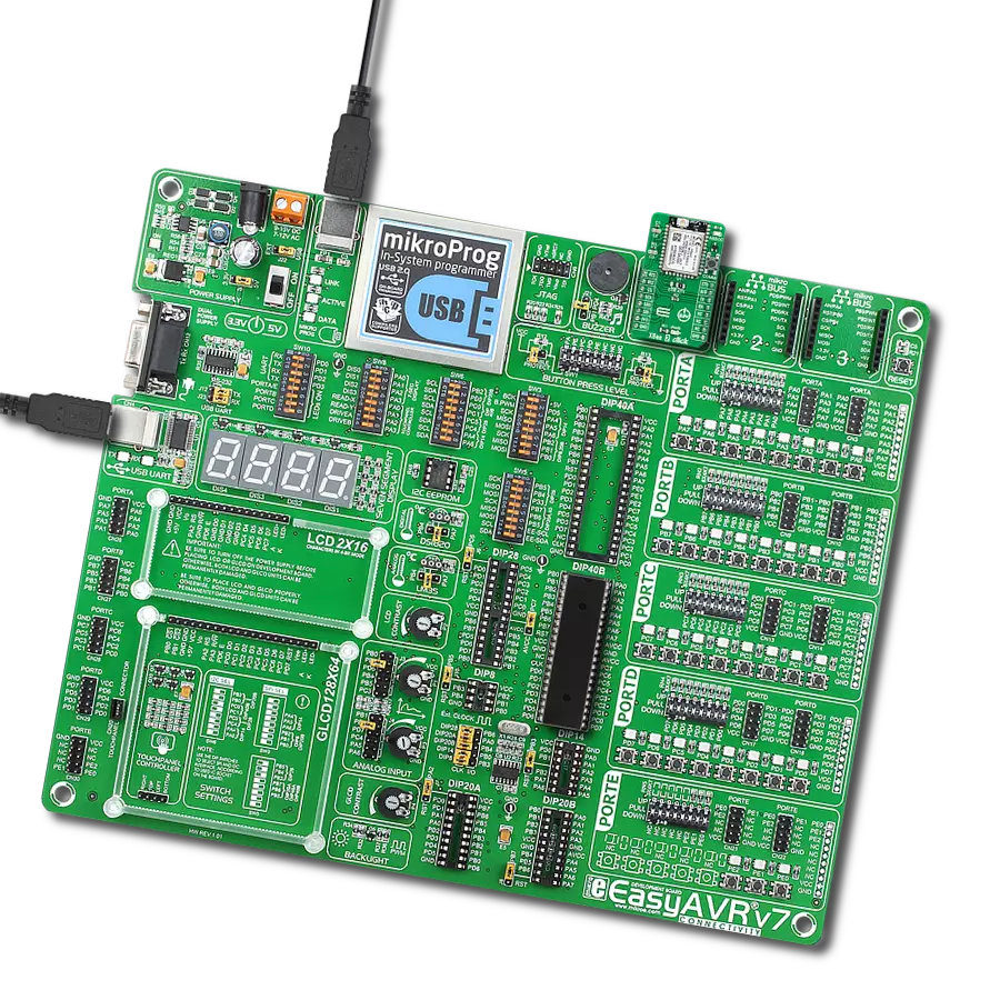 XBee 2 Click with EasyAVR v7