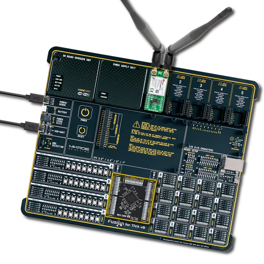 4G LTE 2 Click - Data with Fusion for Tiva v8