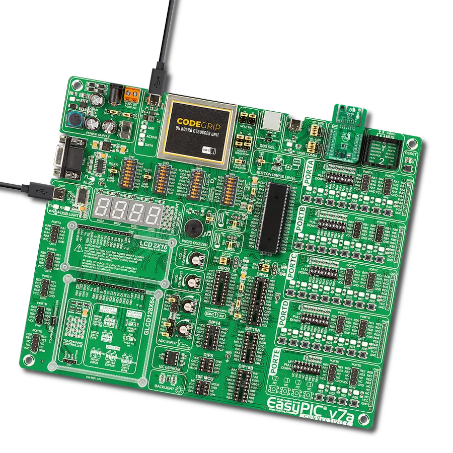 Temp&Hum 23 Click with EasyPIC v7a
