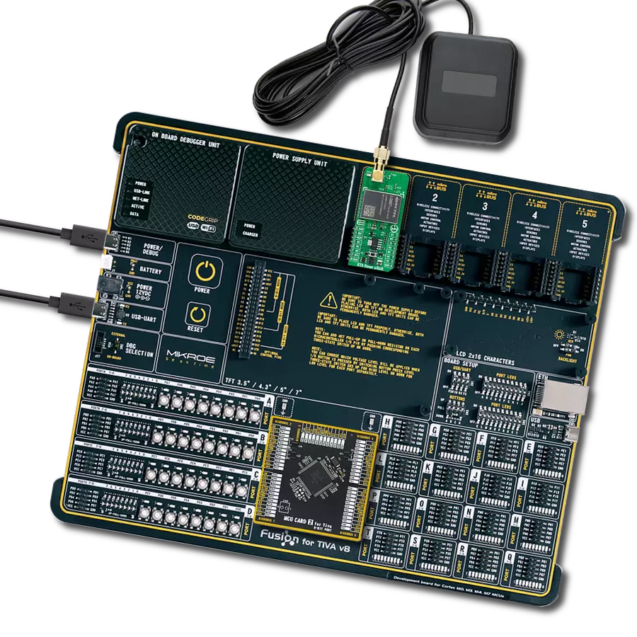 RTK Rover Click with Fusion for Tiva v8
