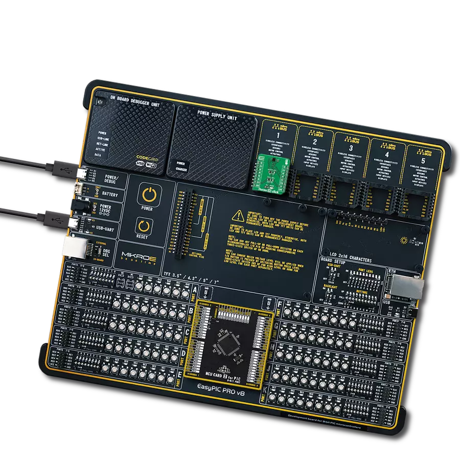 Thermo 26 Click with EasyPIC PRO v8