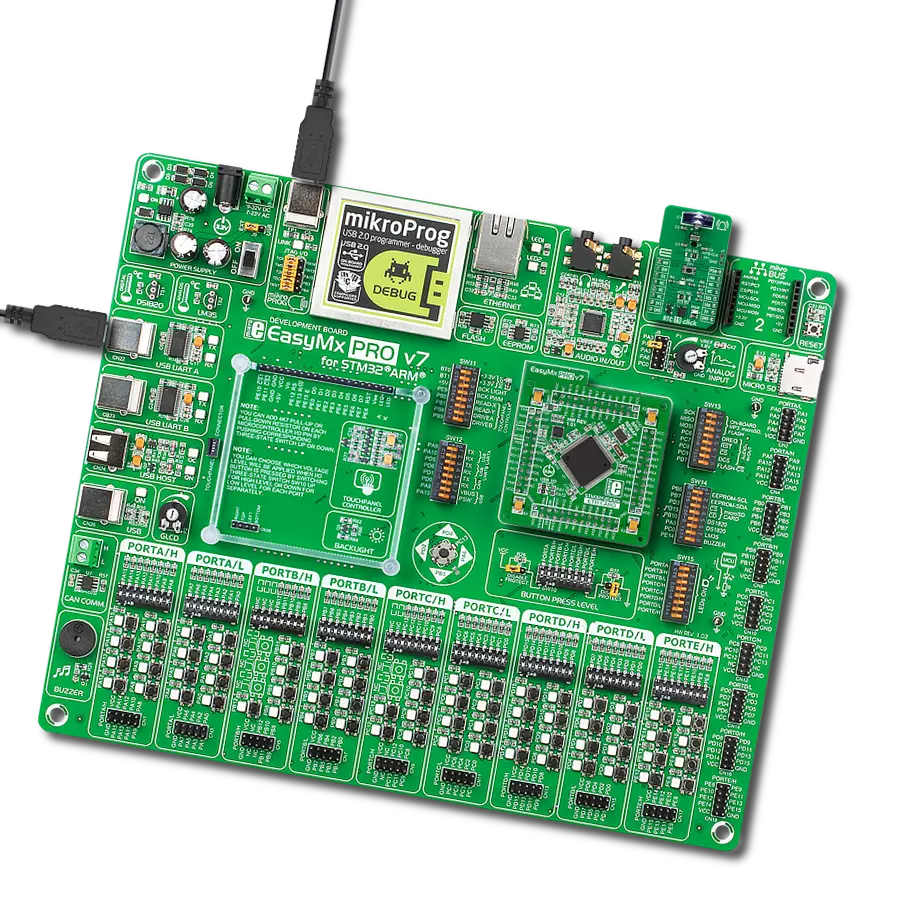 RTC 19 Click with EasyMx PRO v7 for STM32