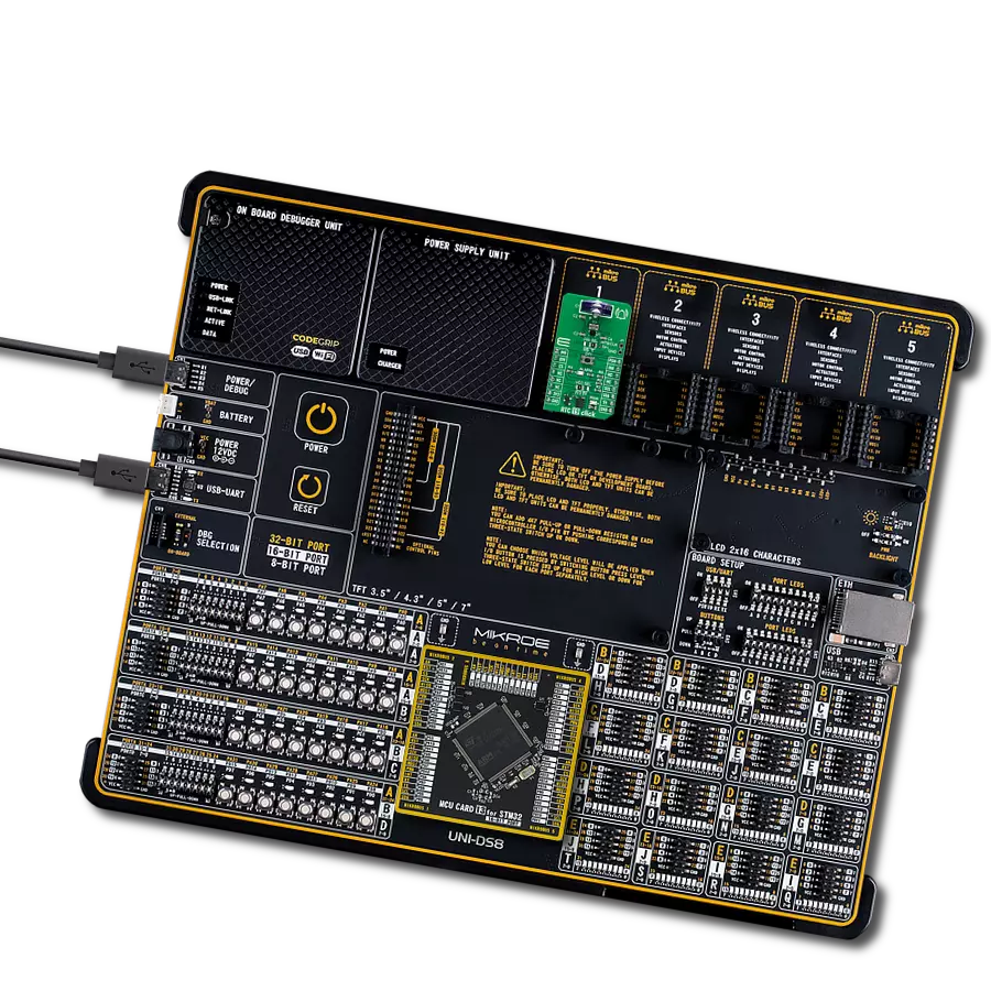 RTC 19 Click with UNI-DS v8