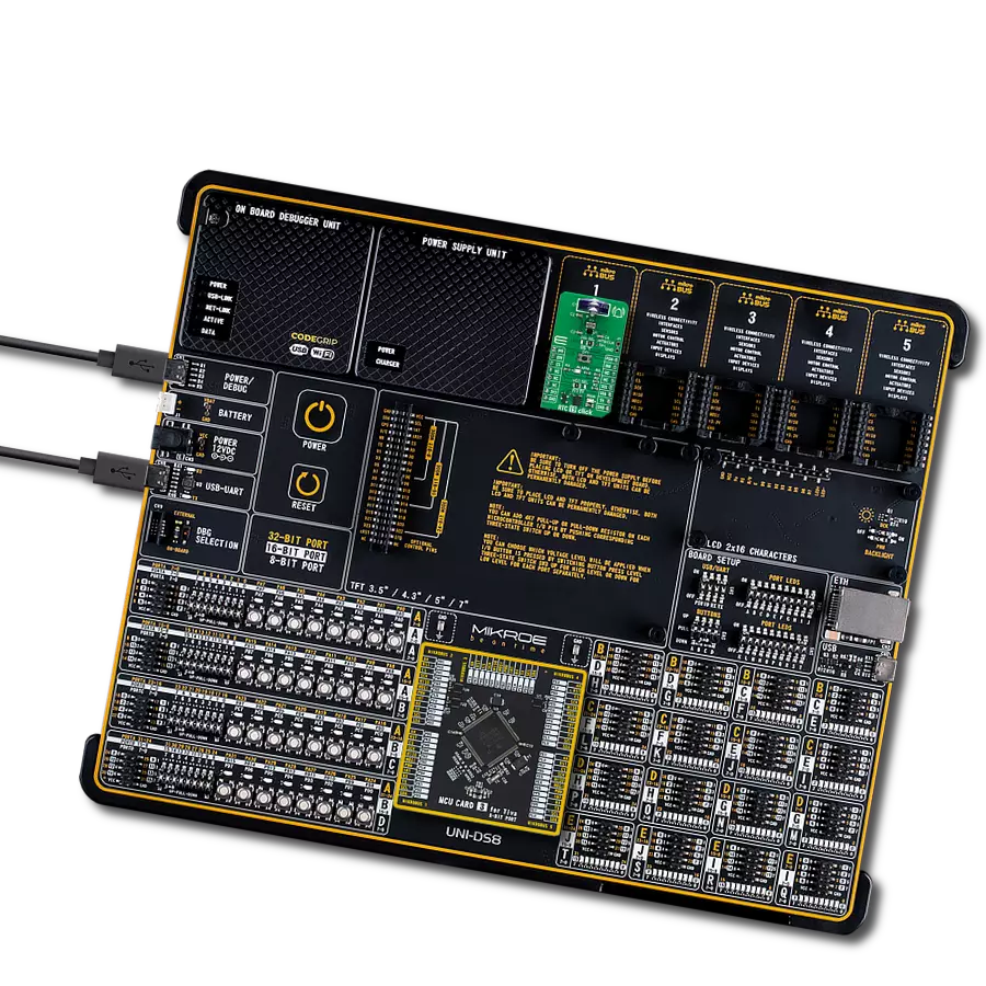 RTC 19 Click with UNI-DS v8