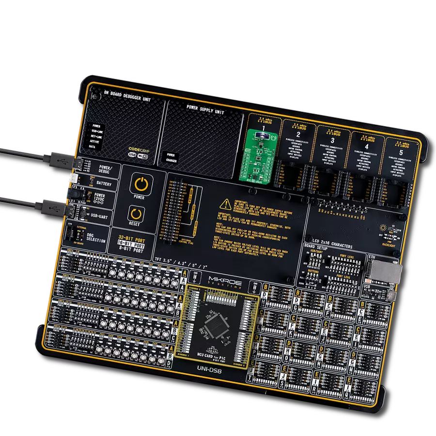 RTC 19 Click with UNI-DS v8