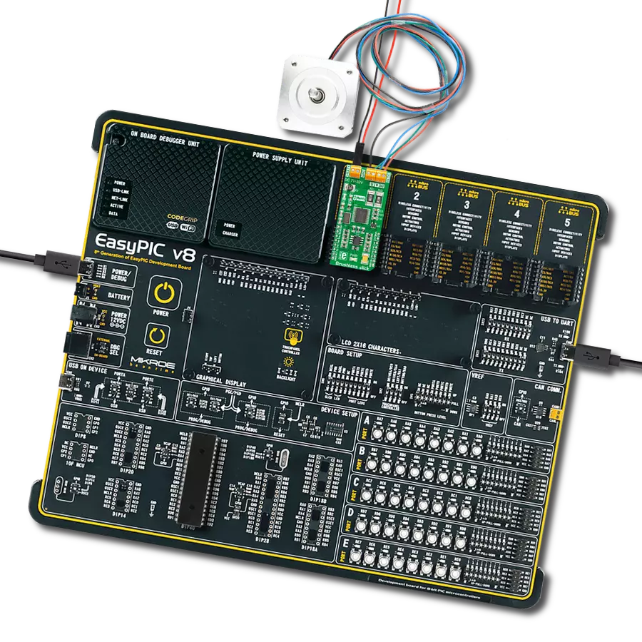 Brushless Click with EasyPIC v8