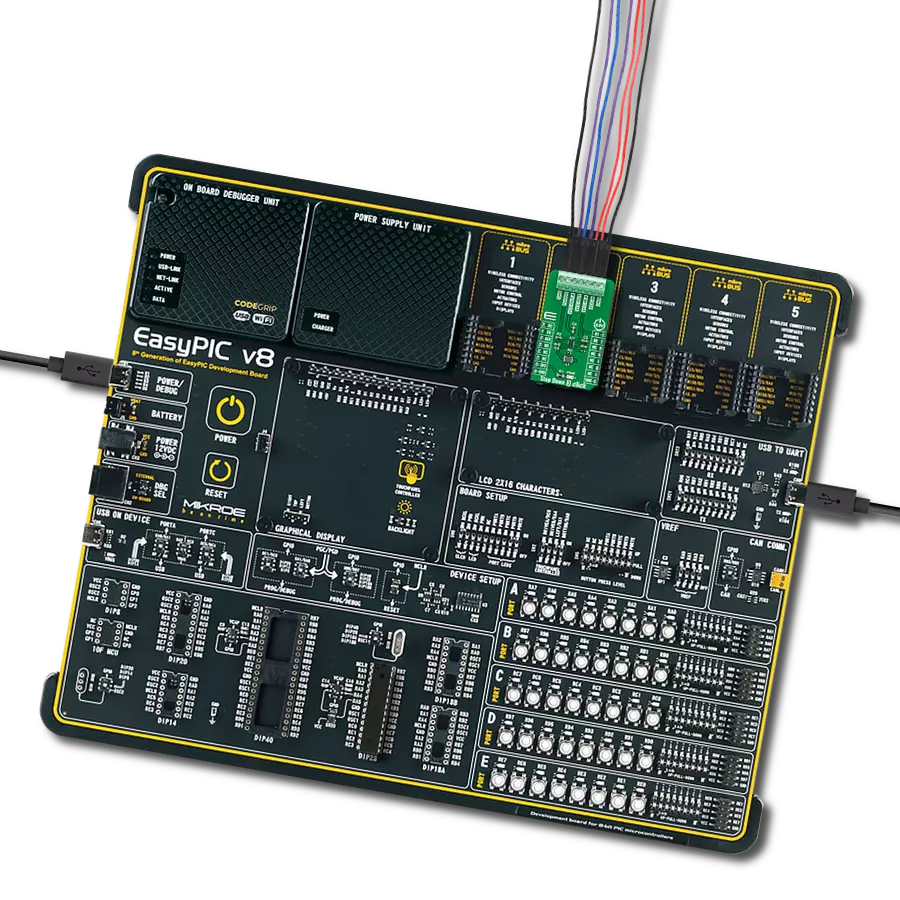 Reduce voltage to a desirable level with ST1PS03 and PIC18F2682