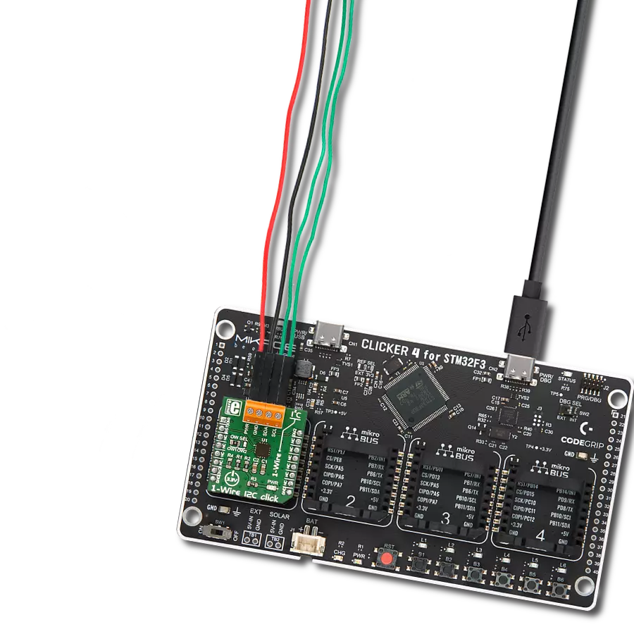 Bridge the gap between I2C communication and the 1-Wire interface with DS28E17 and STM32F302VC