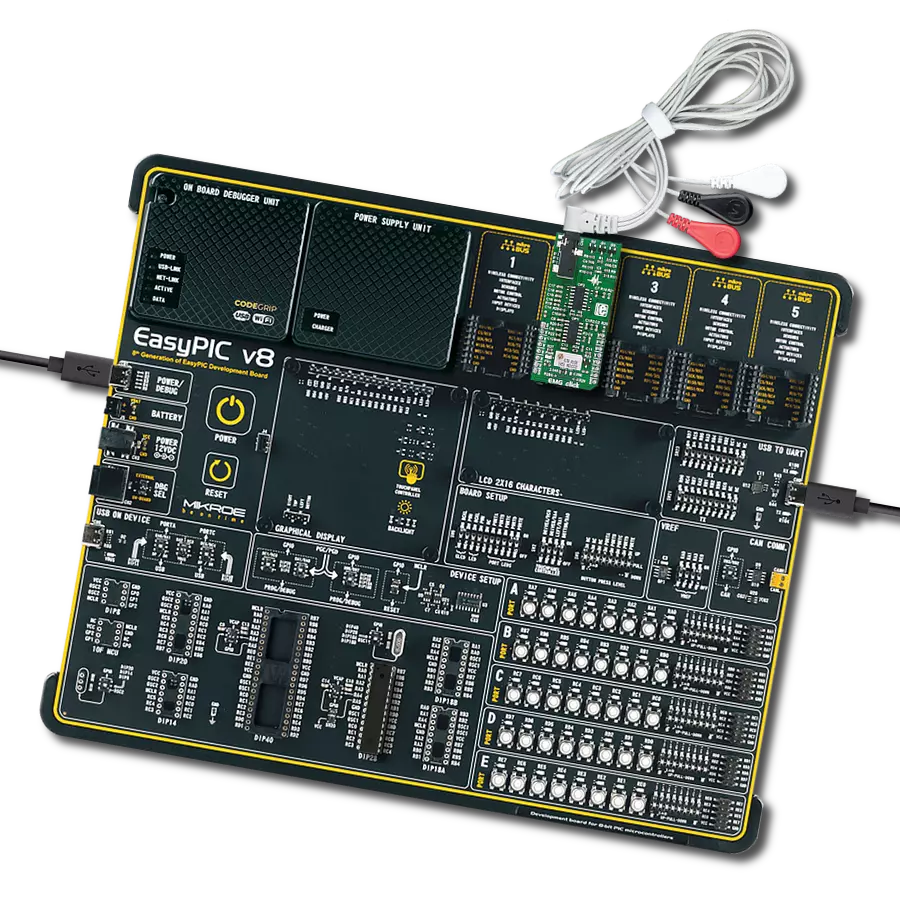 EMG Click with EasyPIC v8