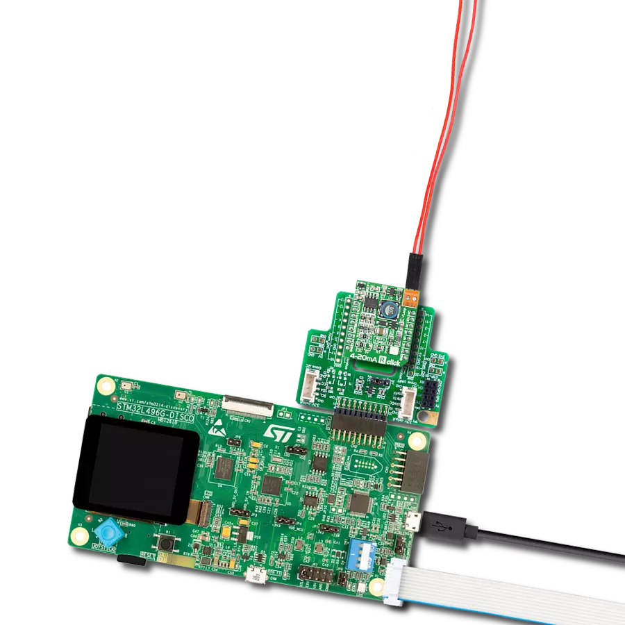 Design a receiver in a 4-20mA current loop standard with INA196 and STM32L496AG