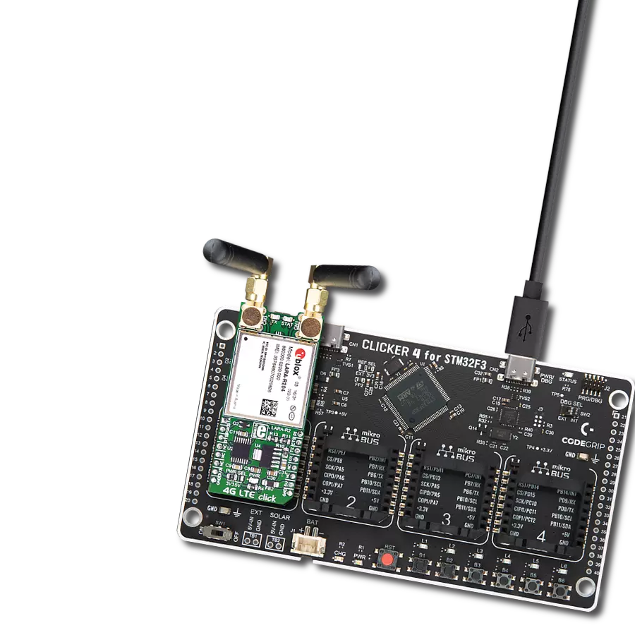 Unleash the power of LTE Cat 1/2G multimode cellular network solution using LARA-R204 and STM32F302VC