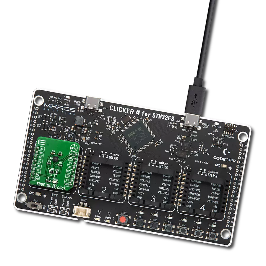 Dive into the natural and intuitive HMI world with KMX63 and STM32F302VC