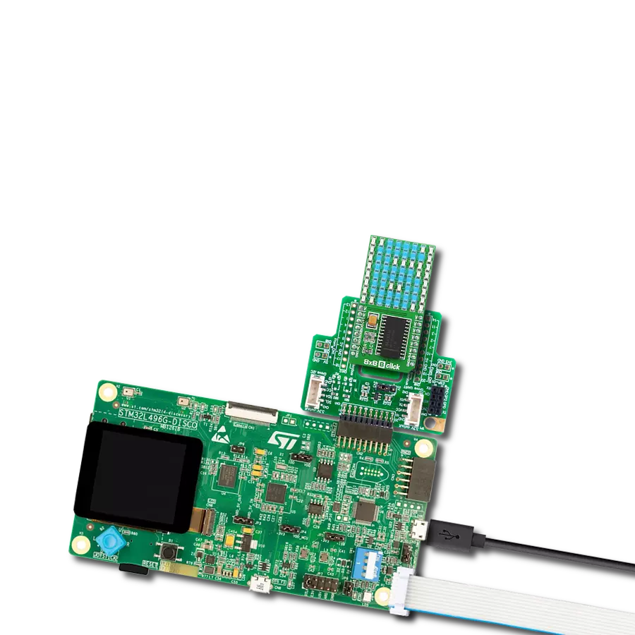 Creates informative and engaging blue visual outputs with MAX7129 and STM32L496AG