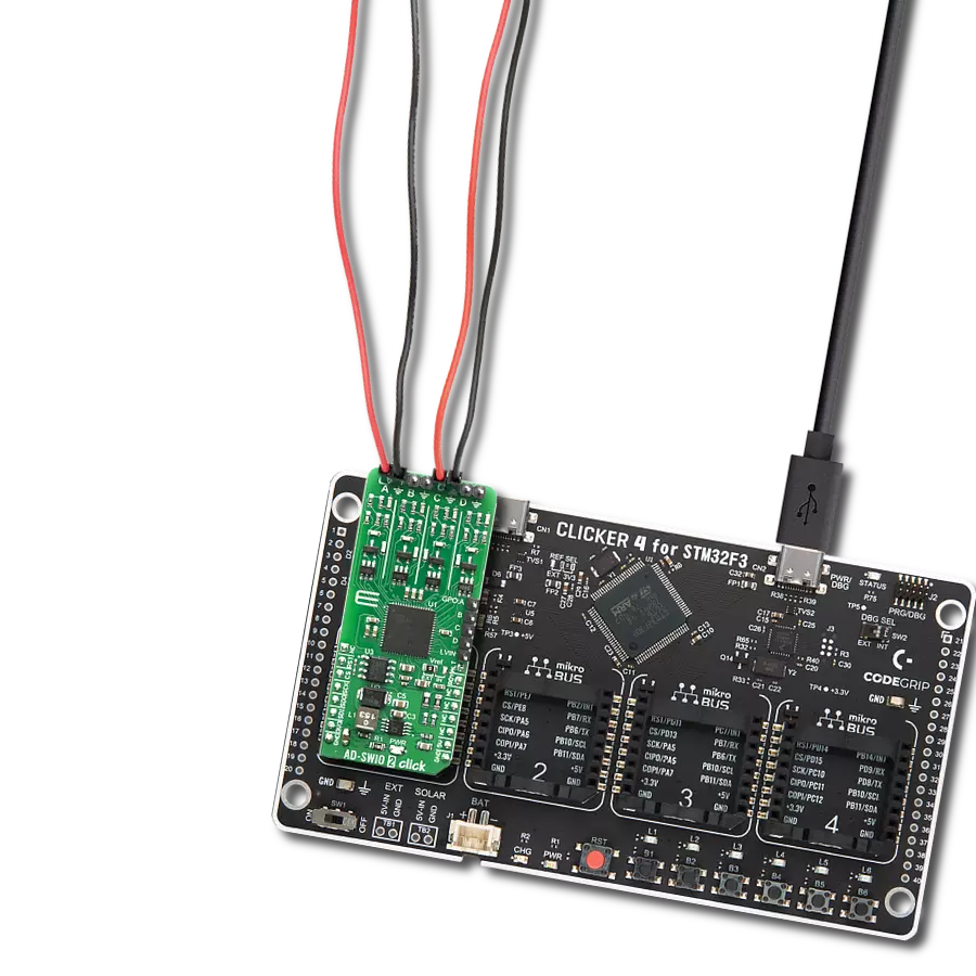Achieve simultaneous ADC and DAC capabilities with AD74413R and STM32F302VC